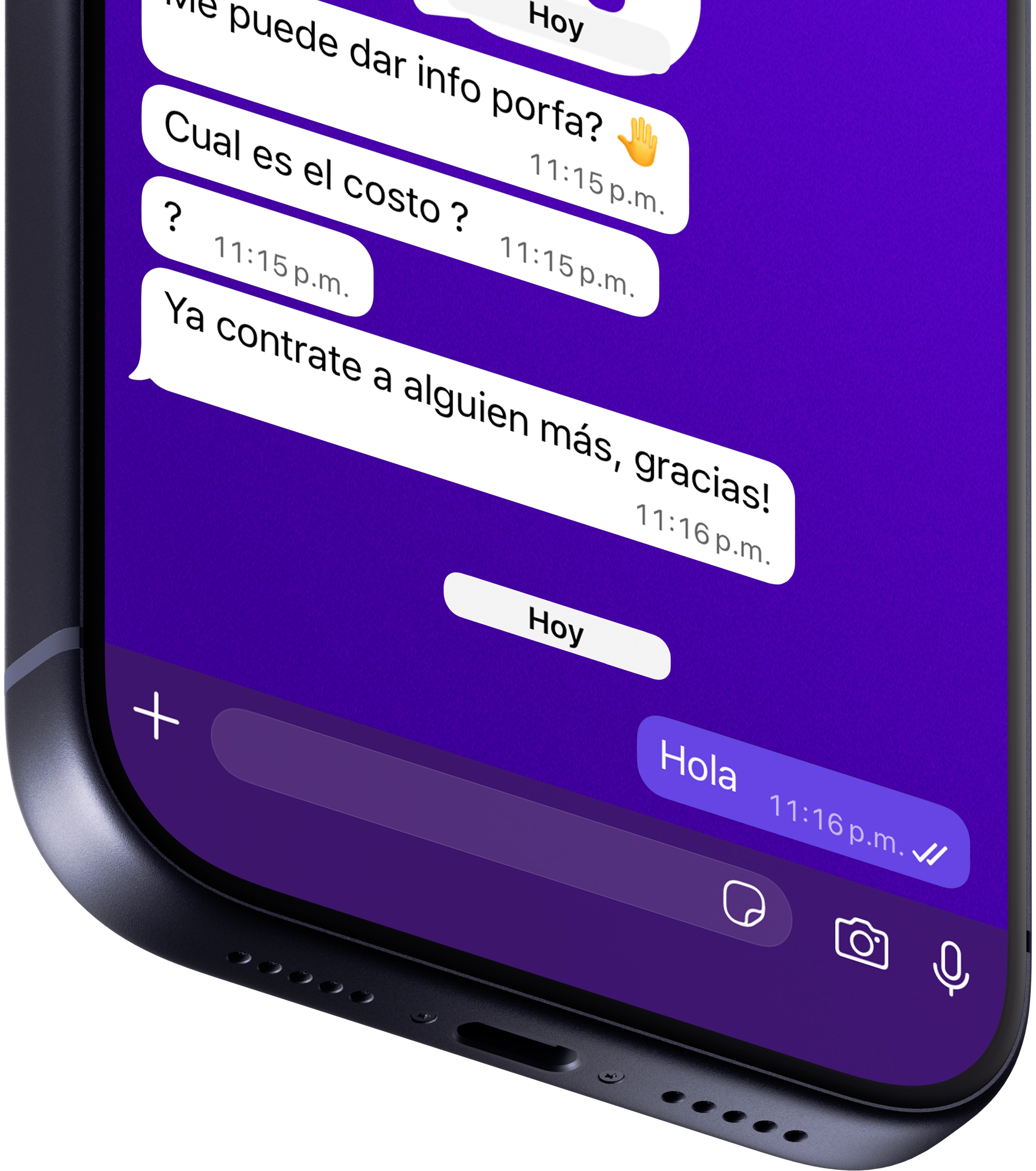 Mensajes sin responder